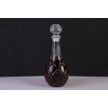 Glass wine decanter,emboss whisky decanter,glass vodka bottle with crew cap.